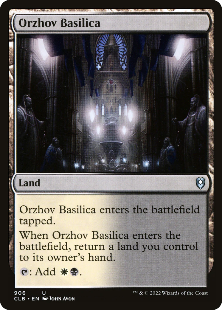 Orzhov Basilica (CLB-906)  - Commander Legends: Battle for Baldur's Gate