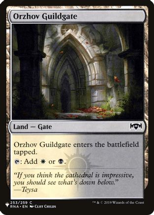 Orzhov Guildgate (253) (LIST-253/259)  - The List Reprints
