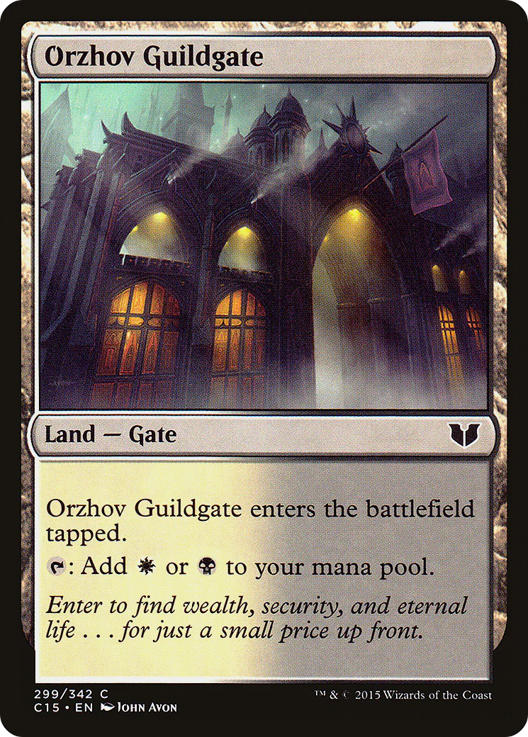 Orzhov Guildgate (C15-299)  - Commander 2015