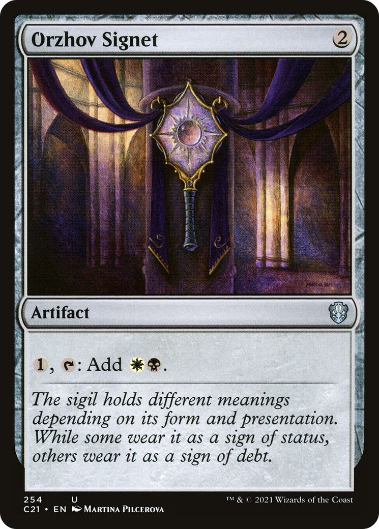 Orzhov Signet (C21-254)  - Commander 2021
