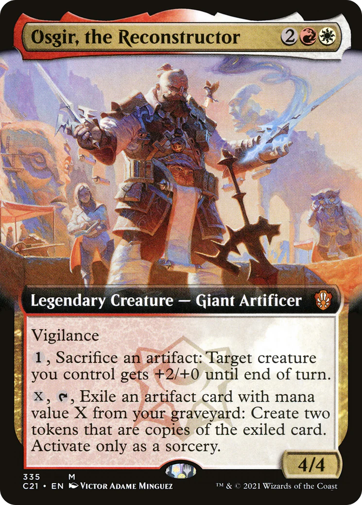 Osgir, the Reconstructor (Extended Art) (C21-335)  - Commander 2021: (Extended Art)