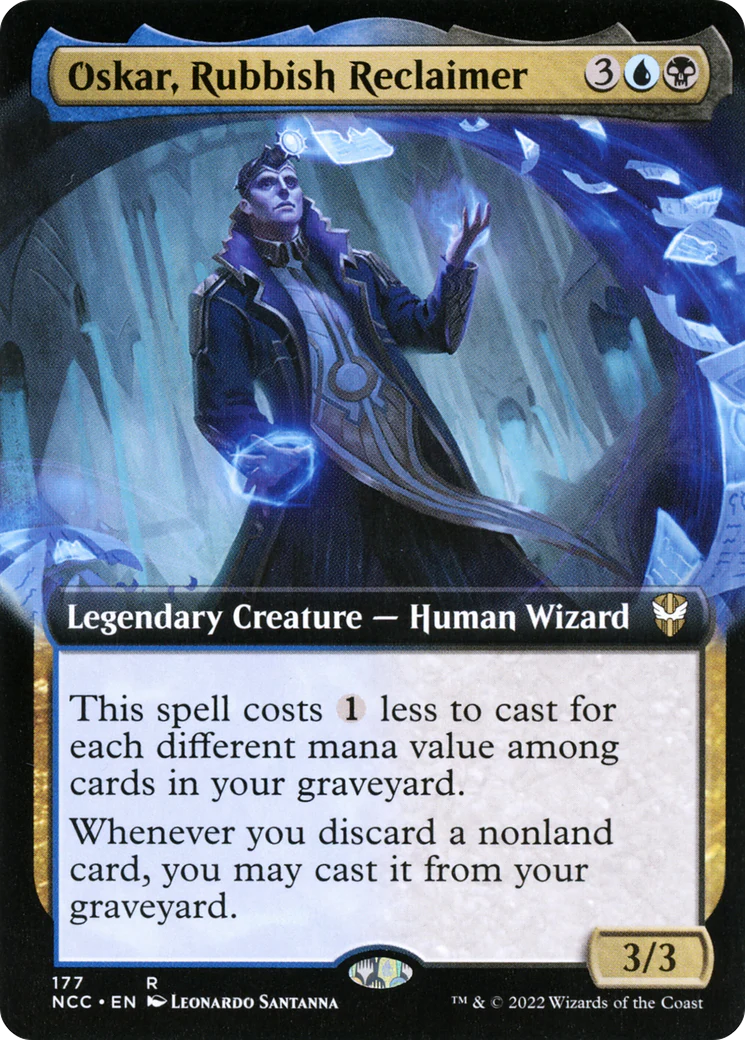 Oskar, Rubbish Reclaimer (Extended Art) (NCC-177)  - New Capenna Commander: (Extended Art)