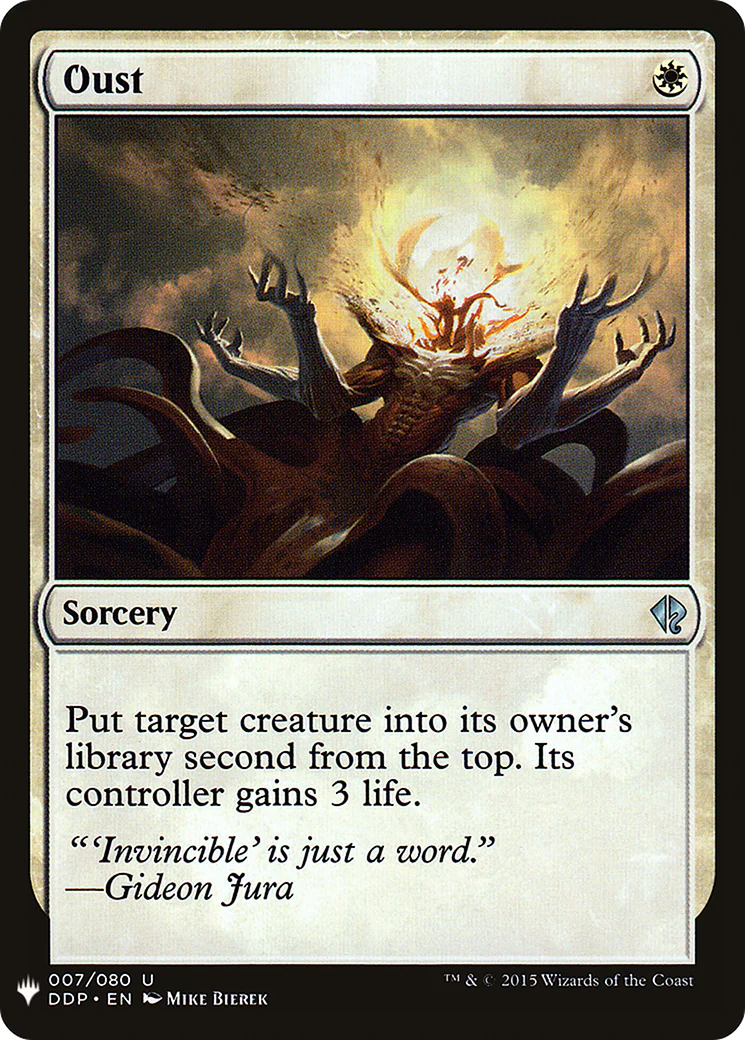 Oust (LIST-007)  - The List