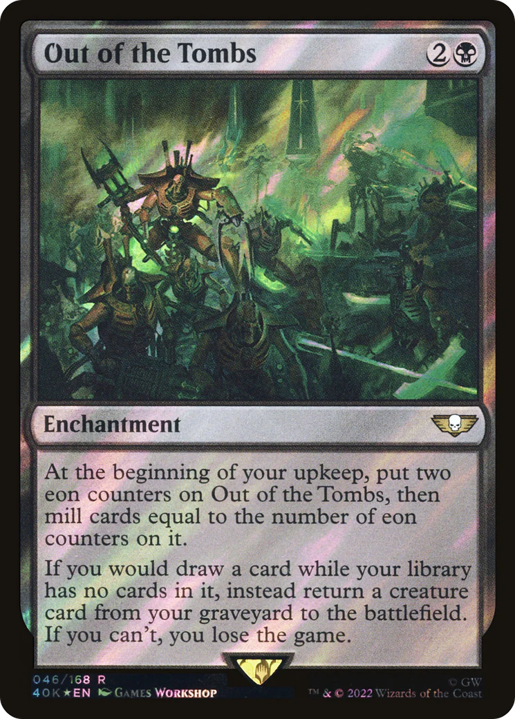 Out of the Tombs (Surge Foil) (40K-046)  Foil - Warhammer 40,000 Commander