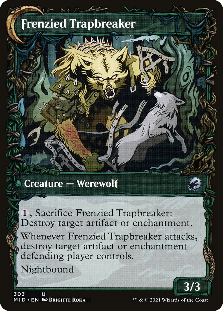 Outland Liberator (Showcase) (MID-303)  - Innistrad: Midnight Hunt: (Showcase, Double Faced Transform) - Image 2