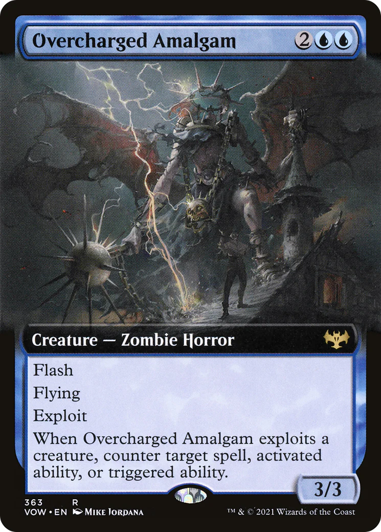 Overcharged Amalgam (Extended Art) (VOW-363)  Foil - Innistrad: Crimson Vow: (Extended Art)