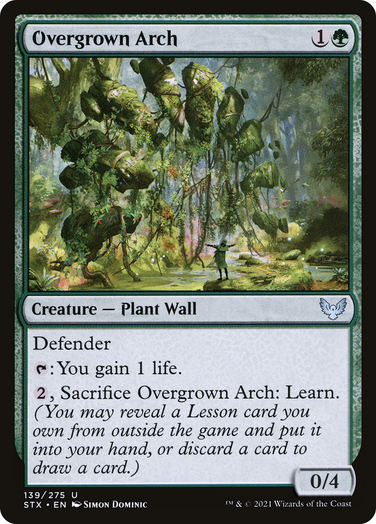 Overgrown Arch (STX-139)  Foil - Strixhaven: School of Mages