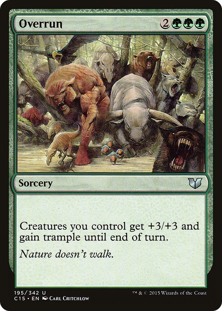 Overrun (C15-195)  - Commander 2015
