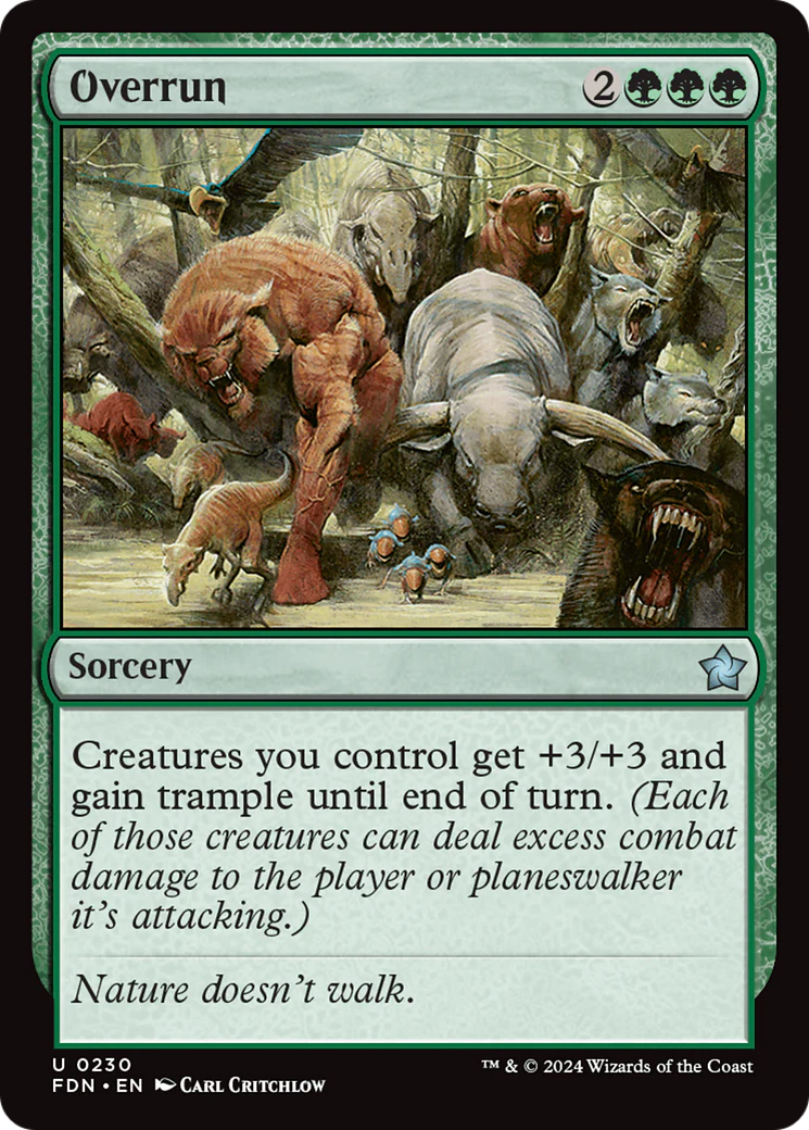 Overrun (FDN-230)  Foil - Foundations