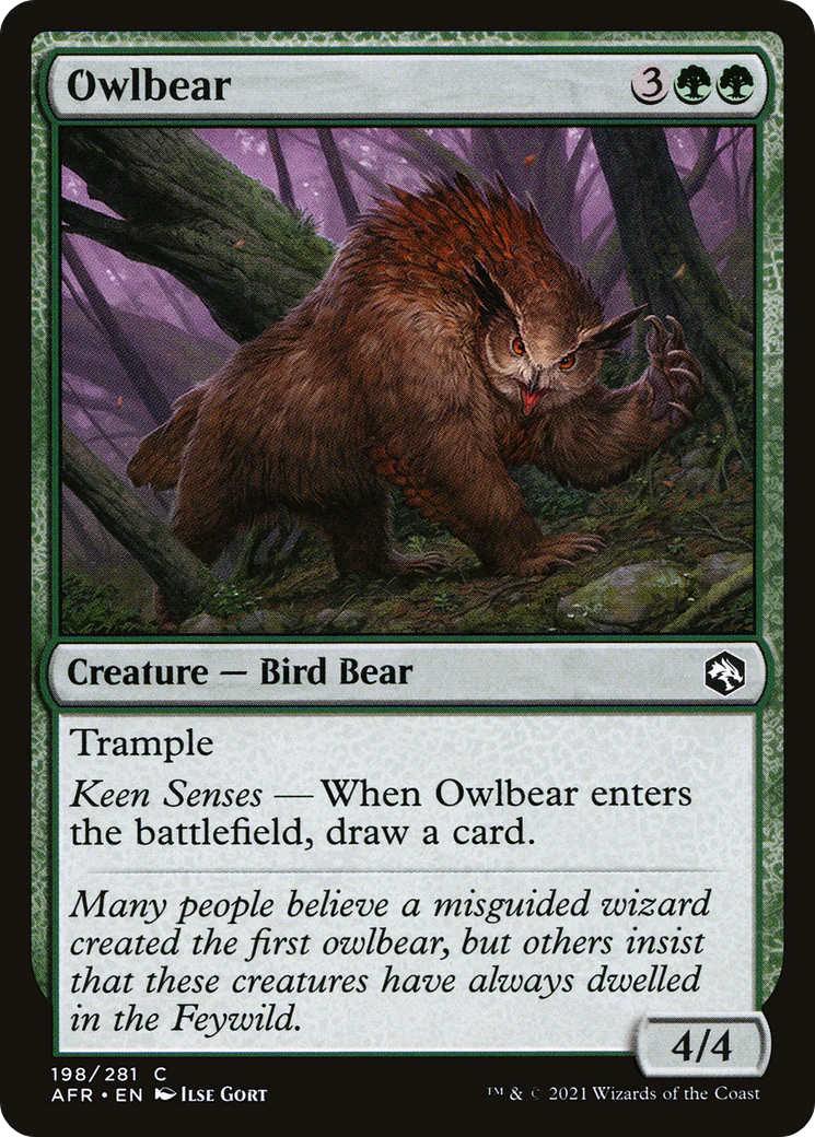 Owlbear (AFR-198)  Foil - Adventures in the Forgotten Realms