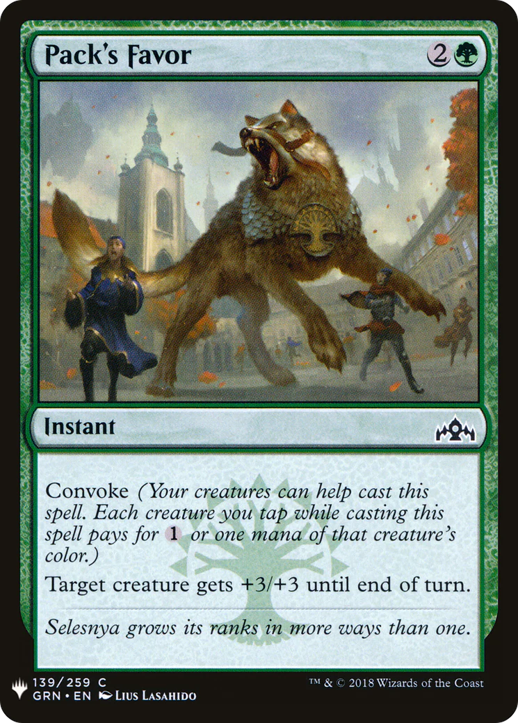 Pack's Favor (LIST-139)  - The List