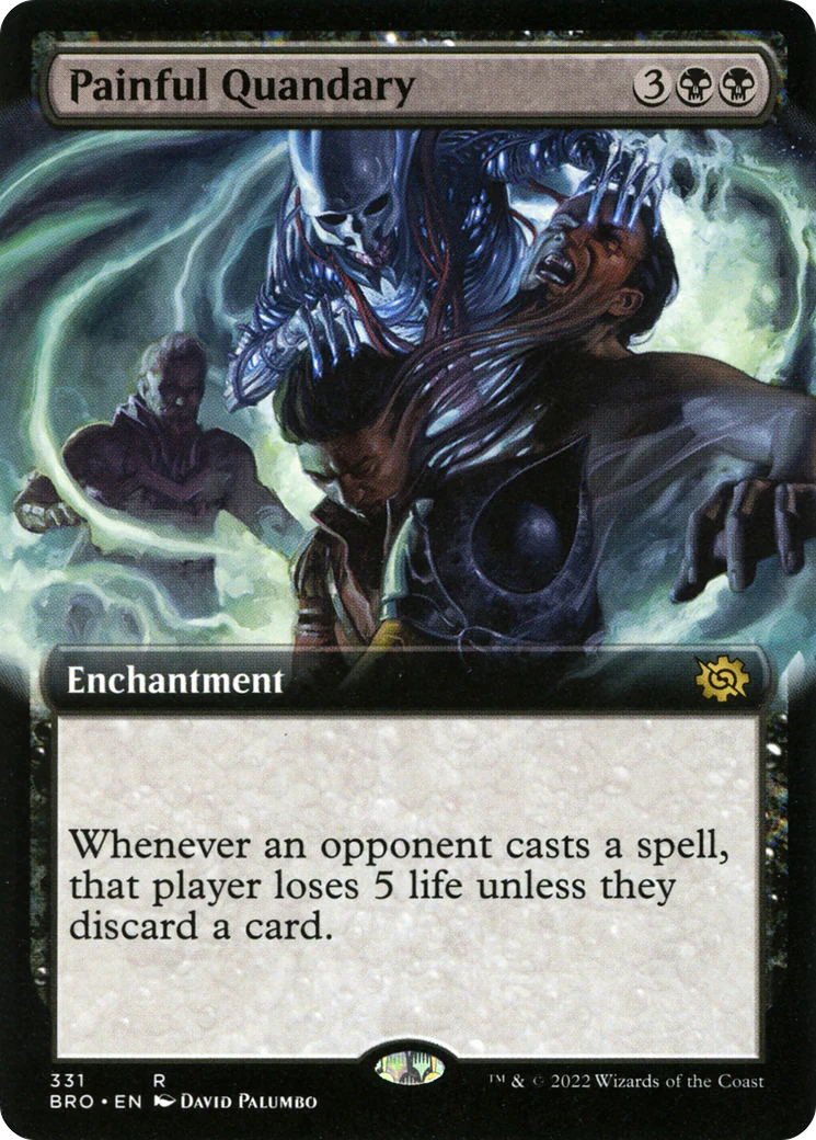 Painful Quandary (Extended Art) (BRO-331)  Foil - The Brothers' War: (Extended Art)