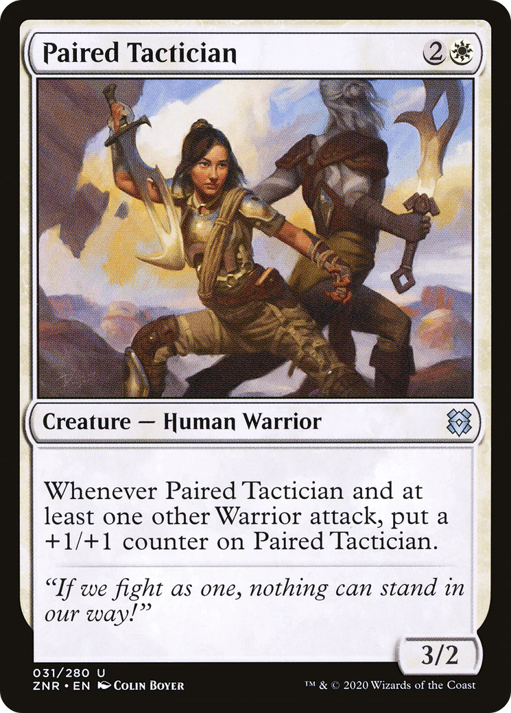 Paired Tactician (ZNR-031)  - Zendikar Rising