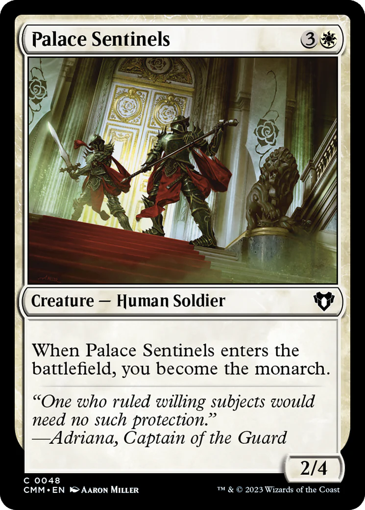 Palace Sentinels (CMM-048)  Foil - Commander Masters