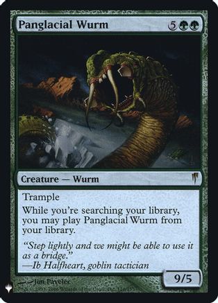 Panglacial Wurm (LIST-116)  Foil - The List Reprints