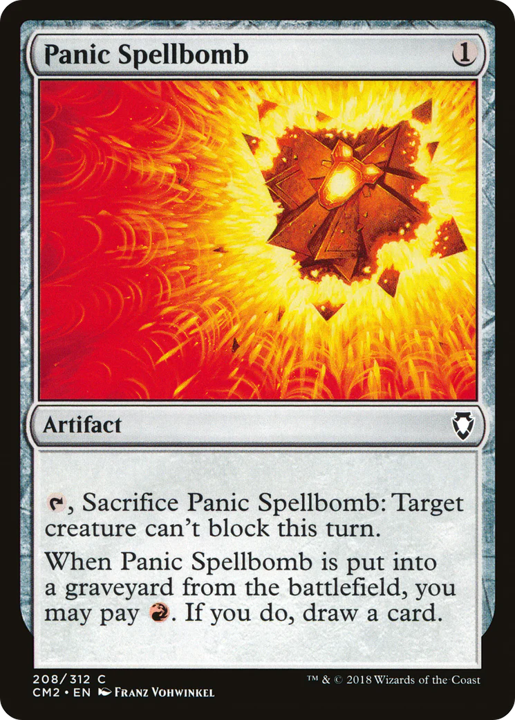 Panic Spellbomb (CM2-208)  - Commander Anthology Volume II
