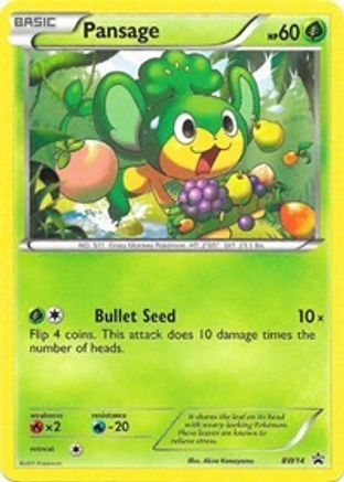Pansage BW14  Black and White Promos - Promo
