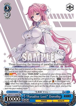 "Paradise Lost" Dorothy (NIK/S117-E087 RR) - GODDESS OF VICTORY: NIKKE