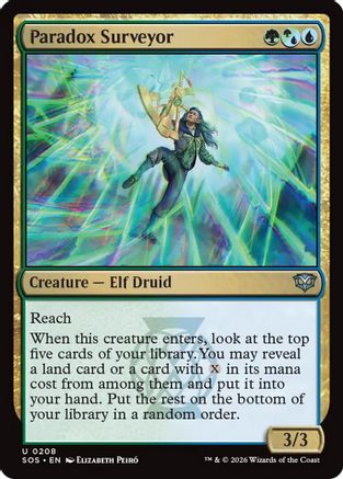 Paradox Surveyor (SOS-208)  Foil - Secrets of Strixhaven