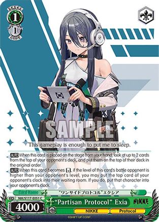 "Partisan Protocol" Exia (NIK/S117-E051 C) - GODDESS OF VICTORY: NIKKE