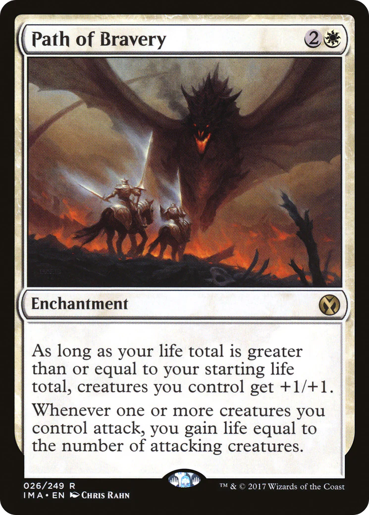 Path of Bravery (IMA-026)  Foil - Iconic Masters