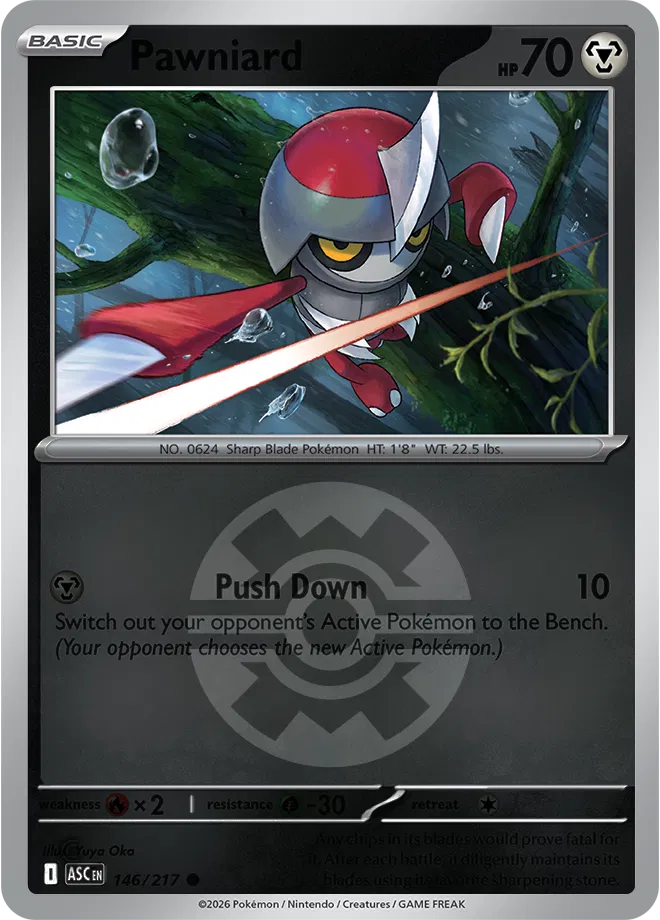 Pawniard (Quick Ball) 146  - Reverse Holofoil ME Ascended Heroes - Common
