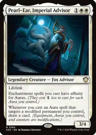 Pearl-Ear, Imperial Advisor (SOC-160)  - Commander: Secrets of Strixhaven