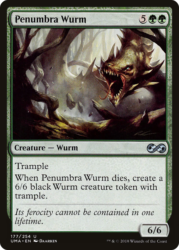 Penumbra Wurm (UMA-177)  Foil - Ultimate Masters