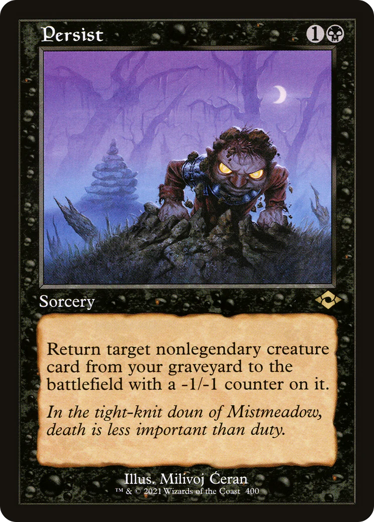 Persist (Retro Frame) (MH2-400)  Foil - Modern Horizons 2