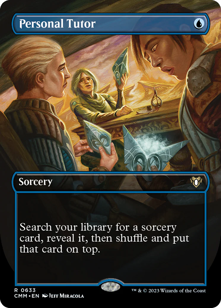 Personal Tutor (Borderless) (CMM-633)  Foil - Commander Masters