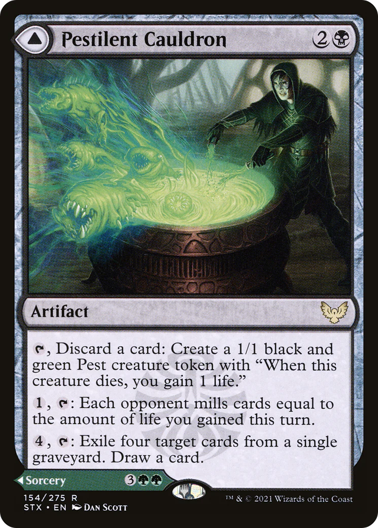 Pestilent Cauldron (STX-154) - Strixhaven: School of Mages - Image 3