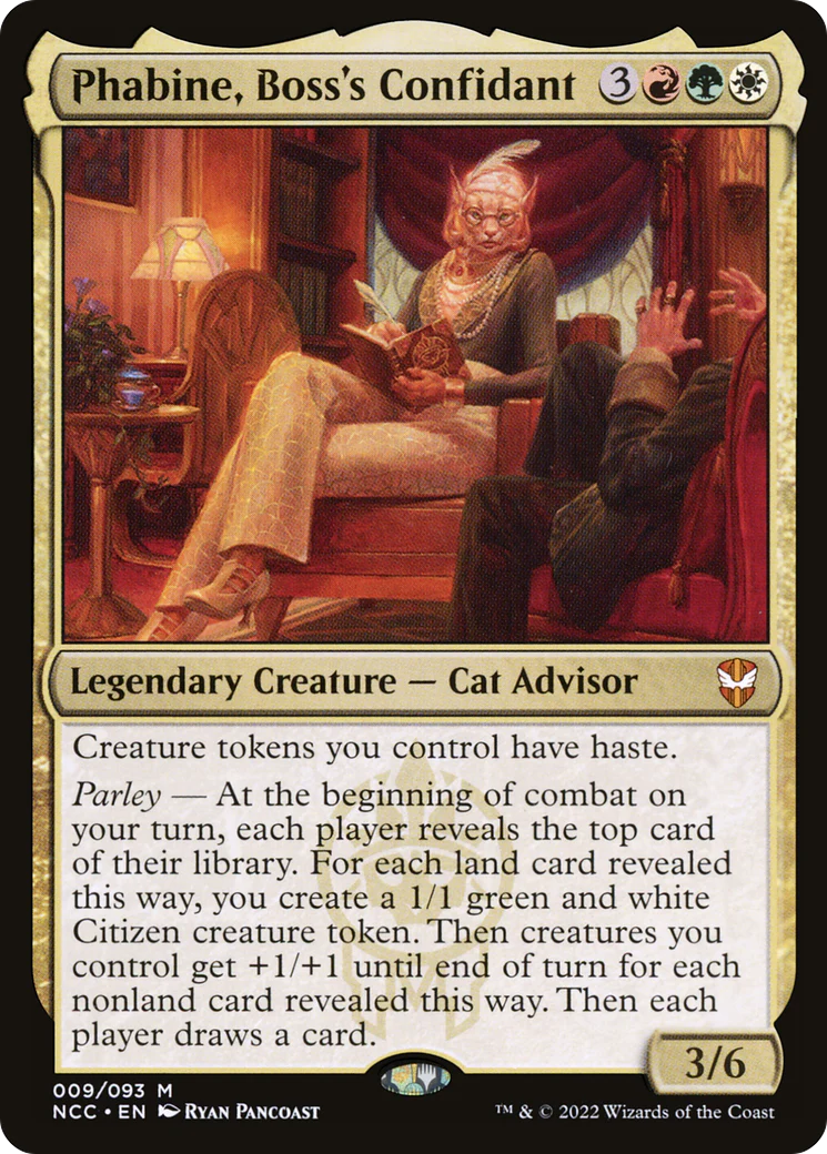 Phabine, Boss's Confidant (NCC-009)  - New Capenna Commander
