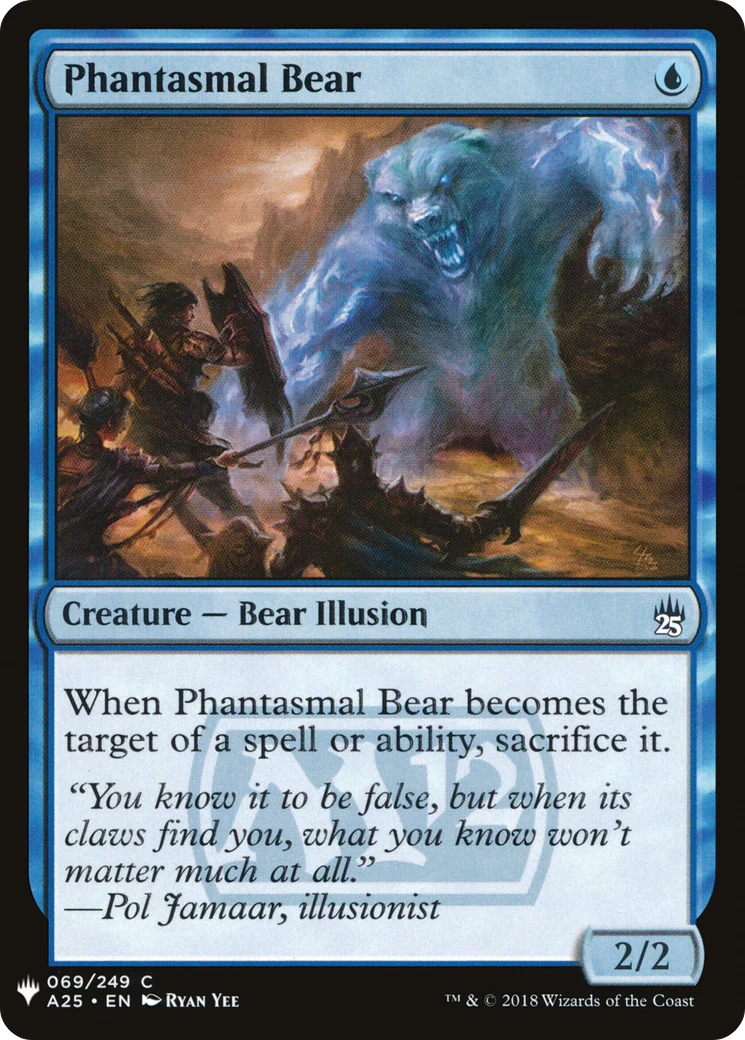 Phantasmal Bear (LIST-A25-69)  - The List