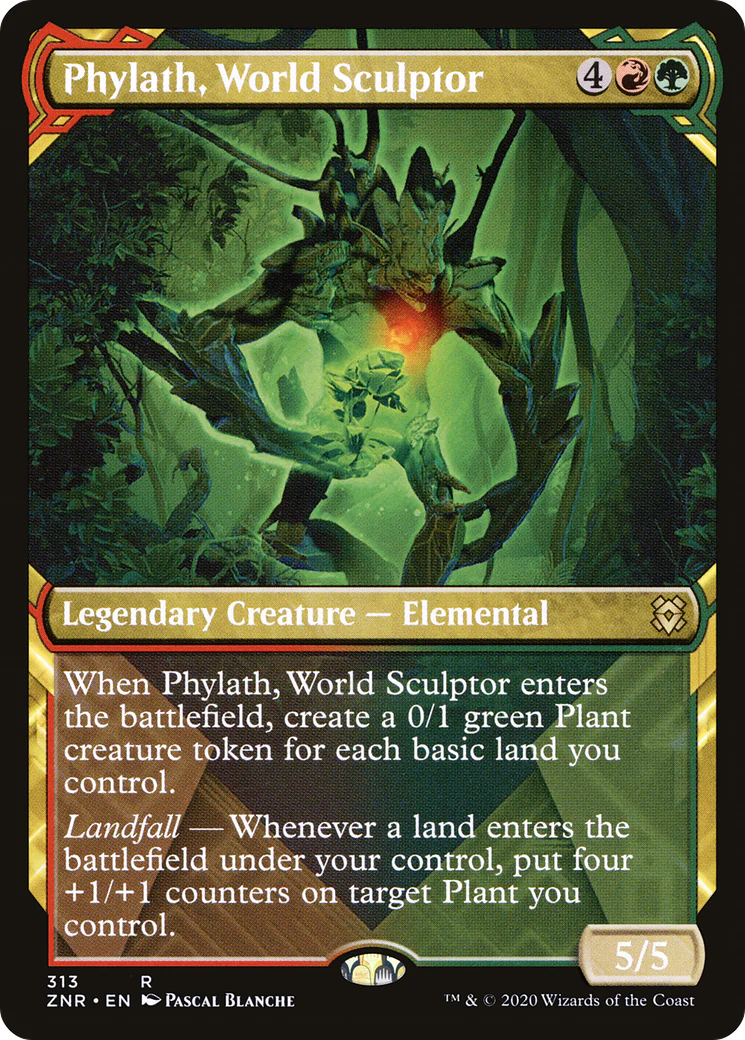 Phylath, World Sculptor (Showcase) (ZNR-313)  - Zendikar Rising