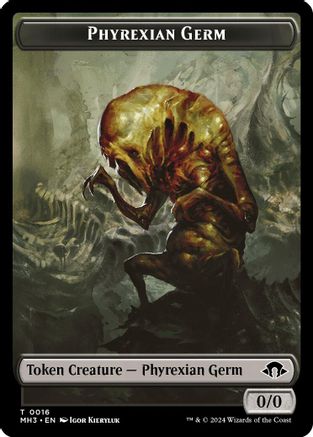 Phyrexian Germ // Thopter Double-Sided Token (MH3-16 // 13)  Foil - Modern Horizons 3