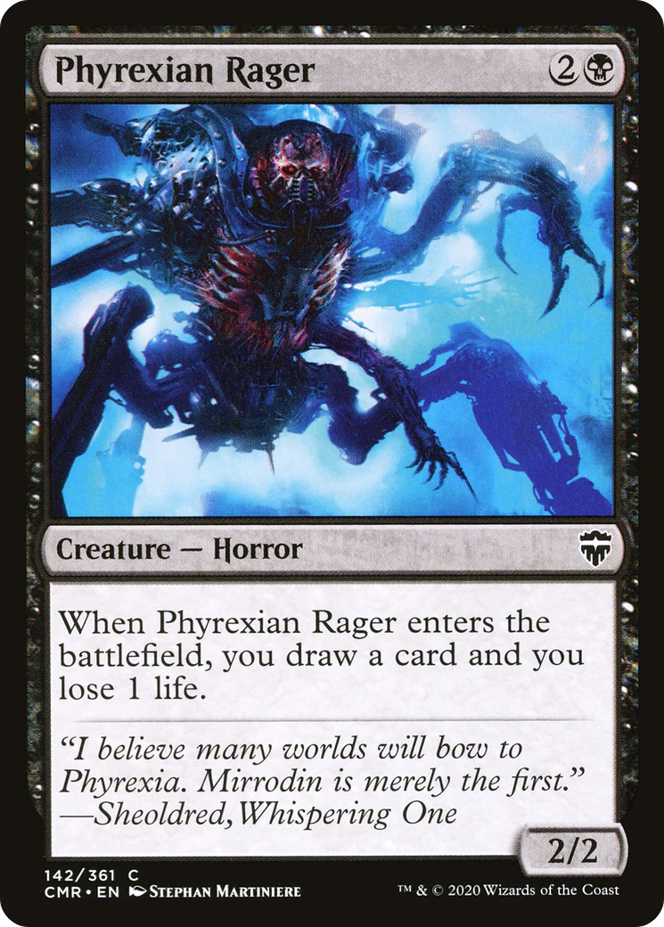 Phyrexian Rager (CMR-142)  - Commander Legends