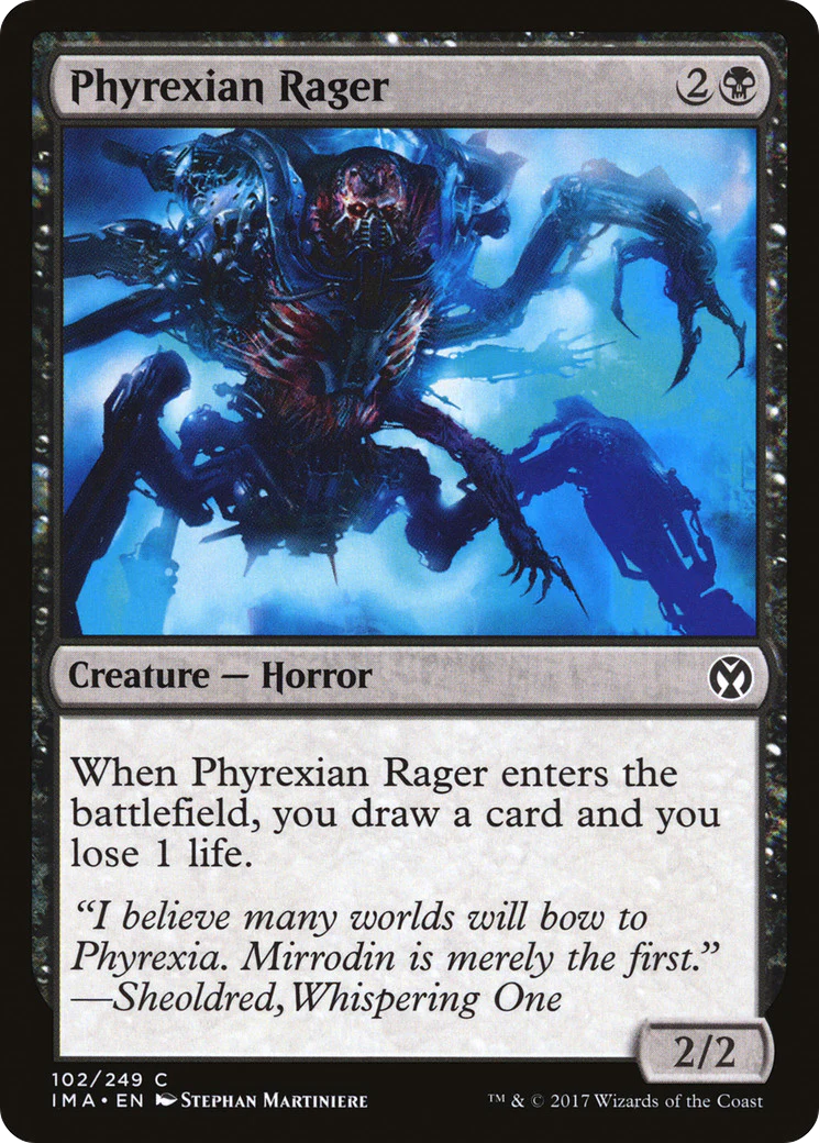 Phyrexian Rager (IMA-102)  - Iconic Masters