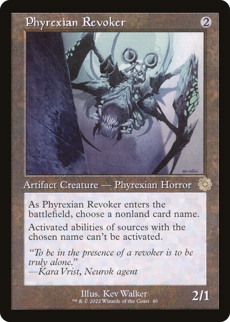 Phyrexian Revoker (BRR-040)  - The Brothers' War Retro Artifacts