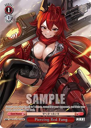 Piercing Red Fang (PR) (Foil) (NIK/S117-PE11S PR) - GODDESS OF VICTORY: NIKKE