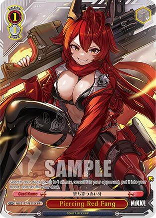 Piercing Red Fang (PR+) (NIK/S117-PE11EX PR+) - GODDESS OF VICTORY: NIKKE
