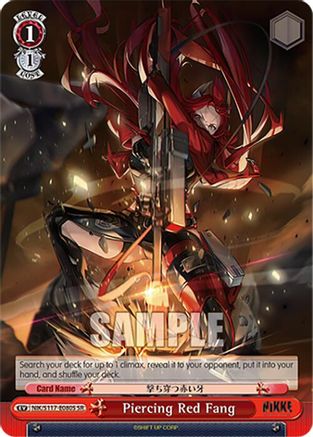 Piercing Red Fang (SR) (NIK/S117-E080S SR) - GODDESS OF VICTORY: NIKKE