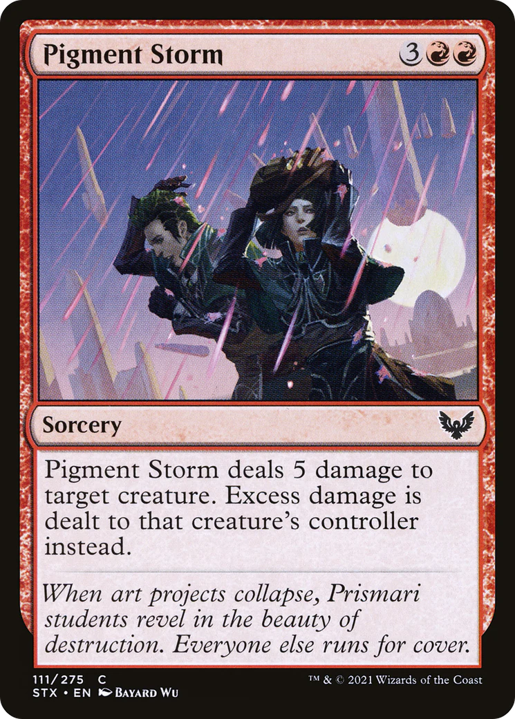 Pigment Storm (STX-111)  Foil - Strixhaven: School of Mages