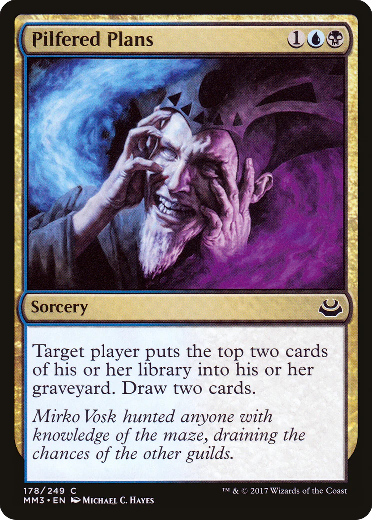 Pilfered Plans (MM3-178)  - Modern Masters 2017