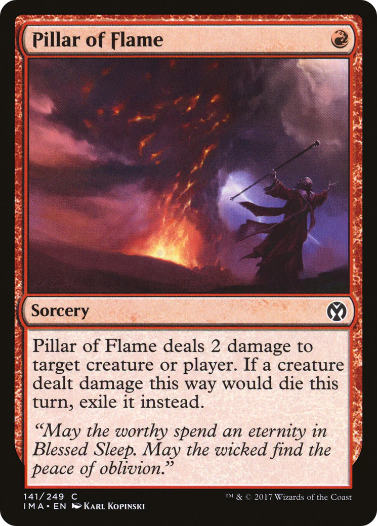 Pillar of Flame (IMA-141)  - Iconic Masters