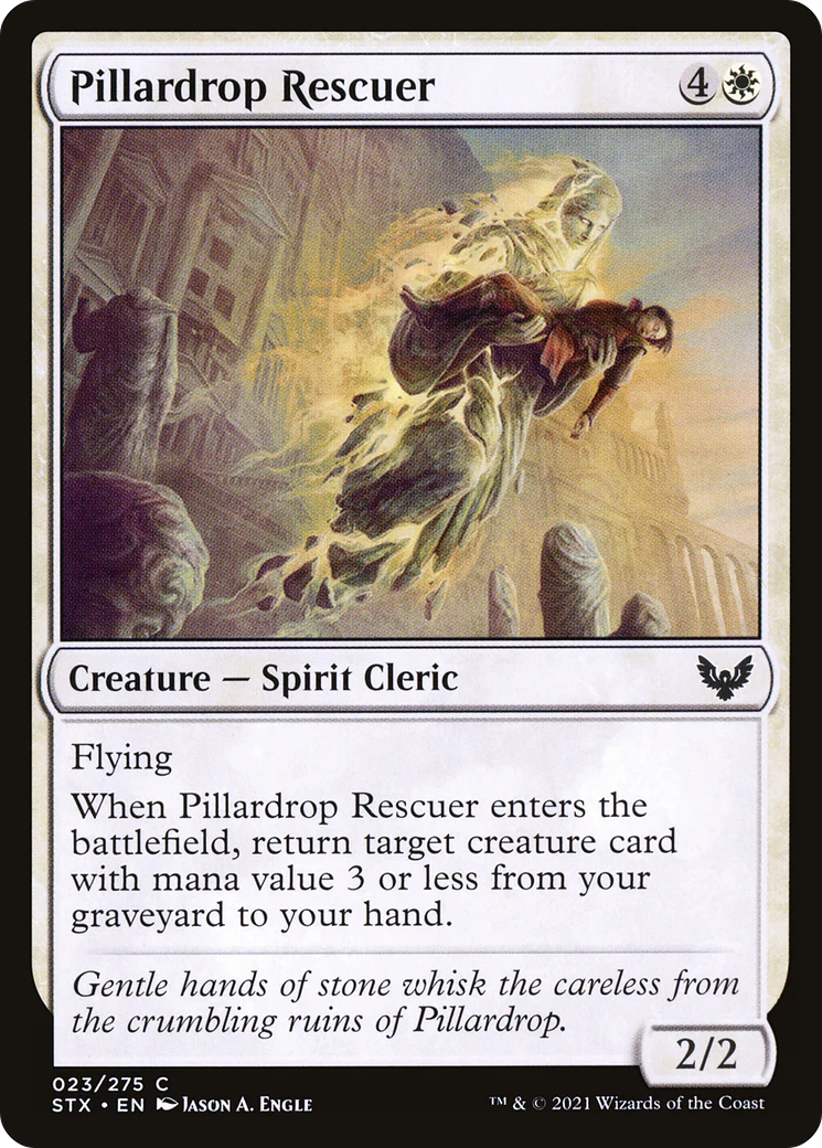 Pillardrop Rescuer (STX-023)  Foil - Strixhaven: School of Mages