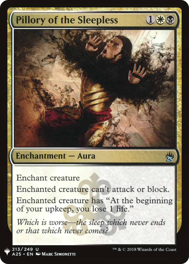 Pillory of the Sleepless (LIST-213)  - The List