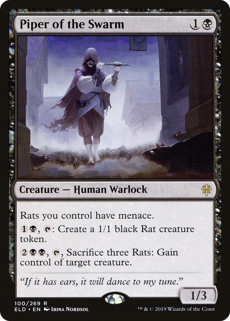 Piper of the Swarm (ELD-100)  - Throne of Eldraine