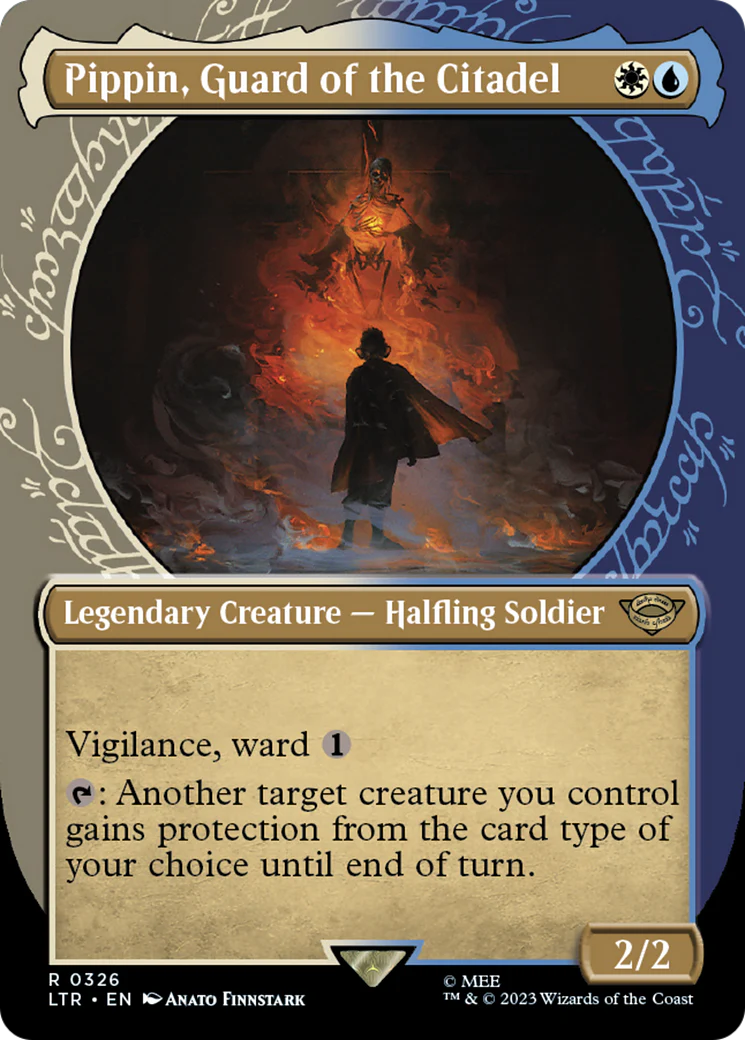 Pippin, Guard of the Citadel (Showcase) (LTR-326)  Foil - The Lord of the Rings: Tales of Middle-earth