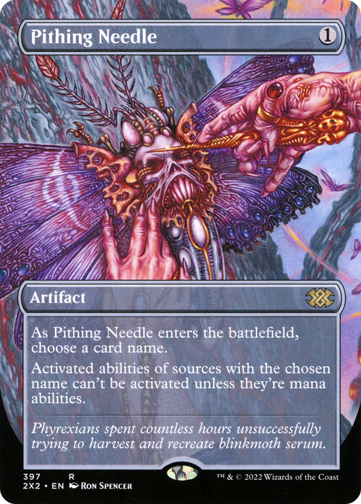 Pithing Needle (Borderless) (2X2-397)  - Double Masters 2022