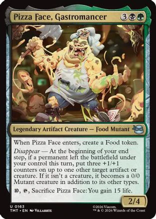Pizza Face, Gastromancer (TMT-163)  - Teenage Mutant Ninja Turtles